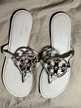 Tory Burch “Miller” Patent Sandals